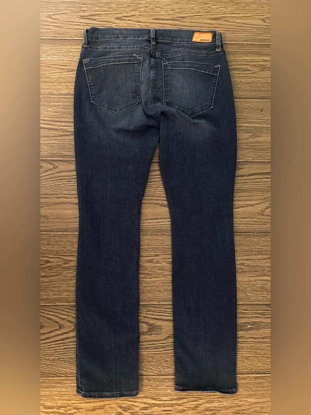 Express Dark Blue Skinny Jeans
